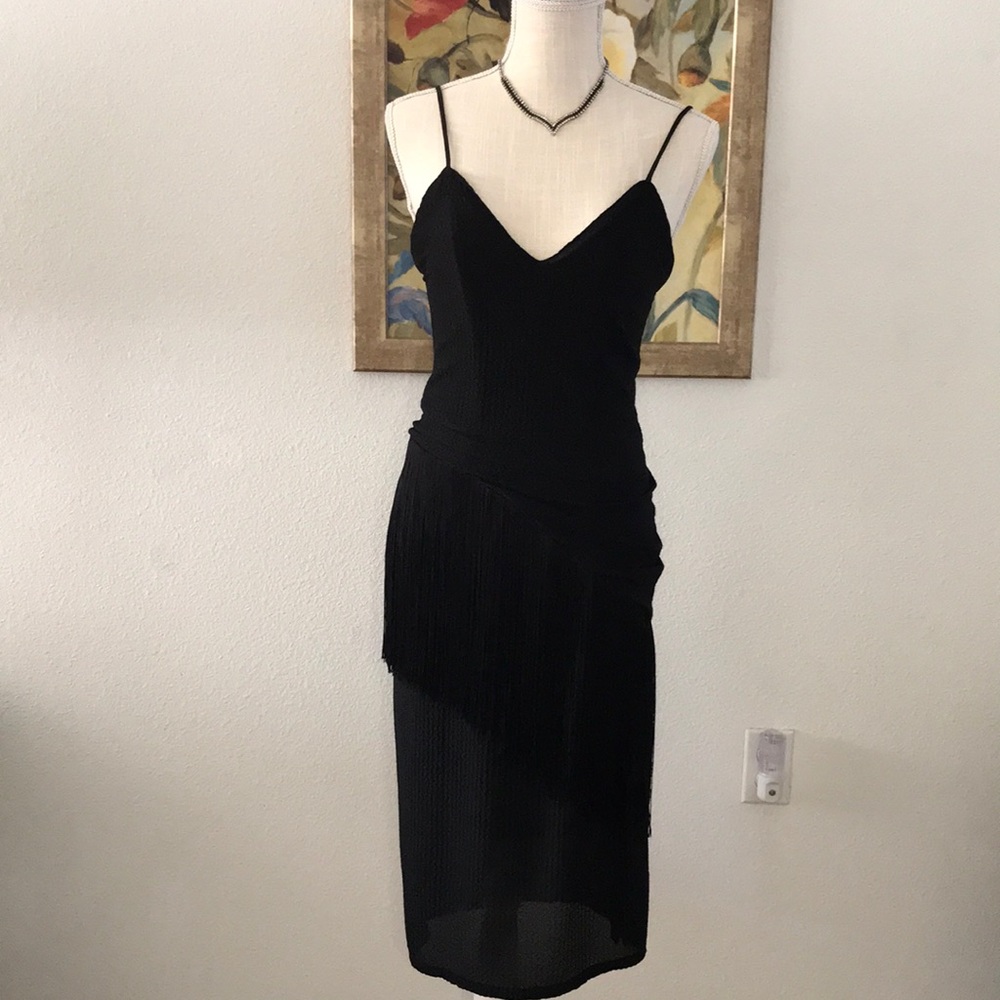 Vintage Black Cocktail Dress Size 7